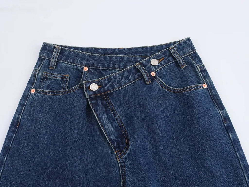 Straight Jeans Vintage Denim Pants