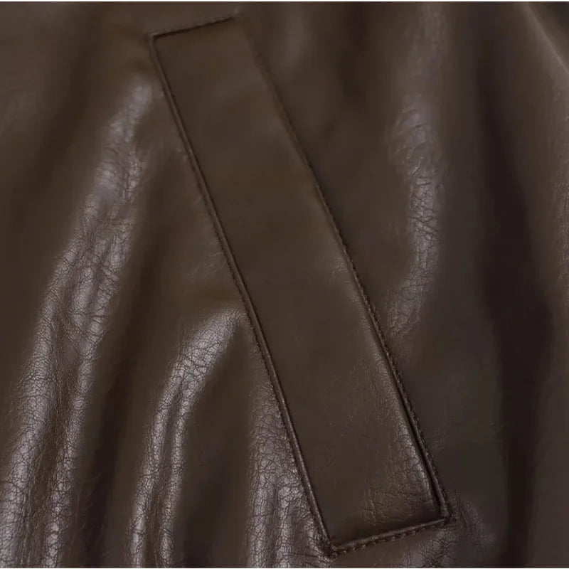 Women's Jackets Faux Bomber