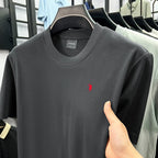 silky cotton breathable short sleeve T-shirt