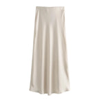 Long Skirt Classic Satin