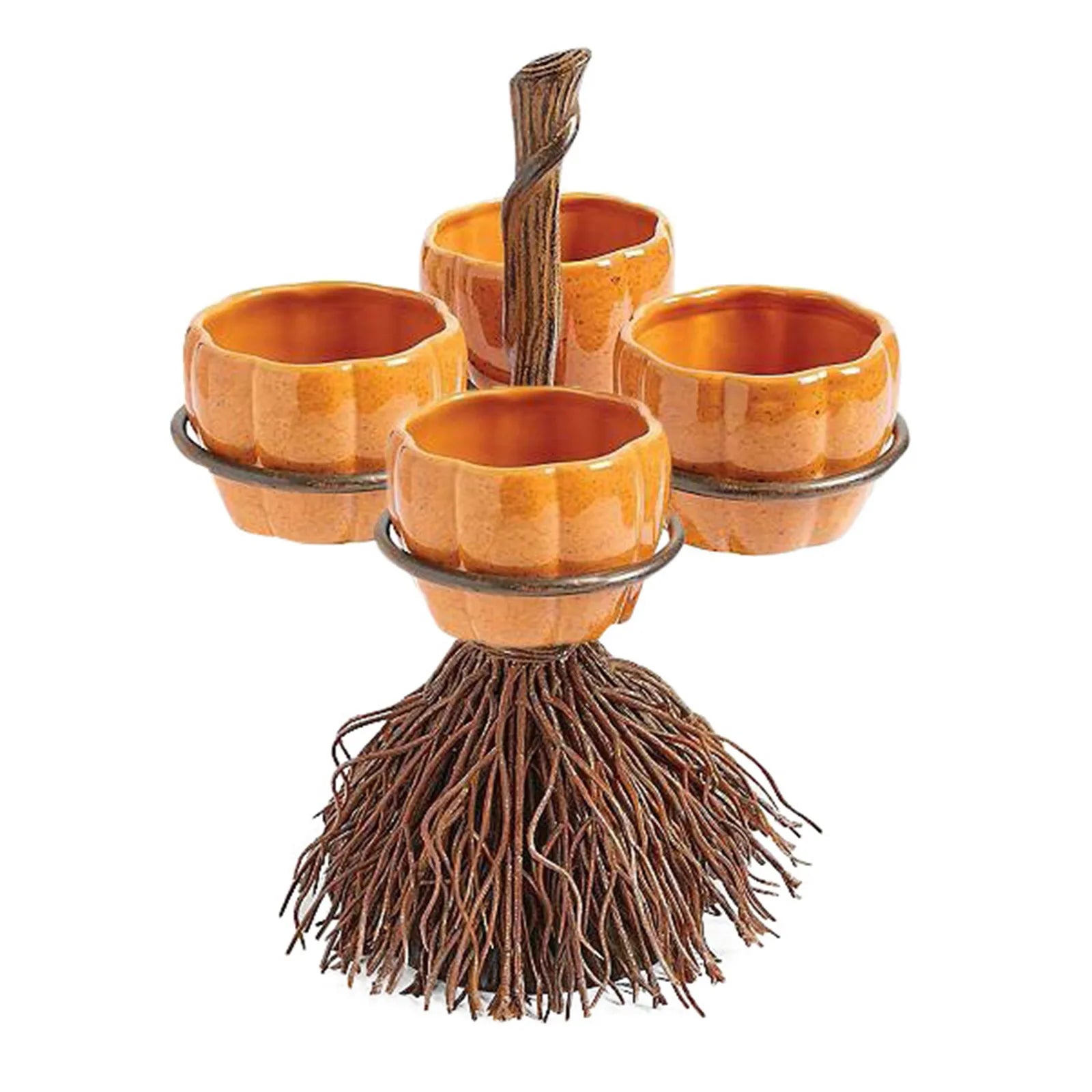 Halloween Pumpkin Snack Bowl Rack Fruit