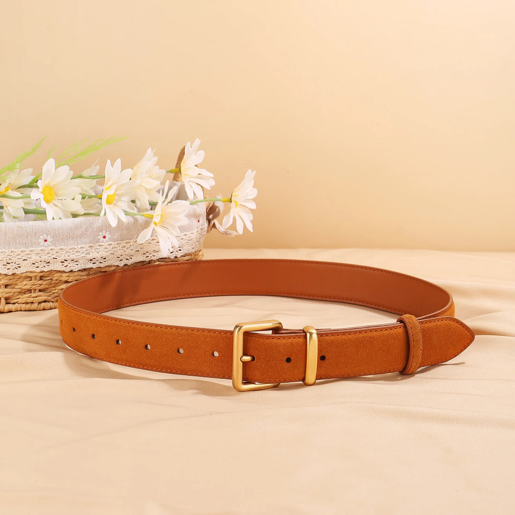 Suede Belt Dresses & Jeans Vintage