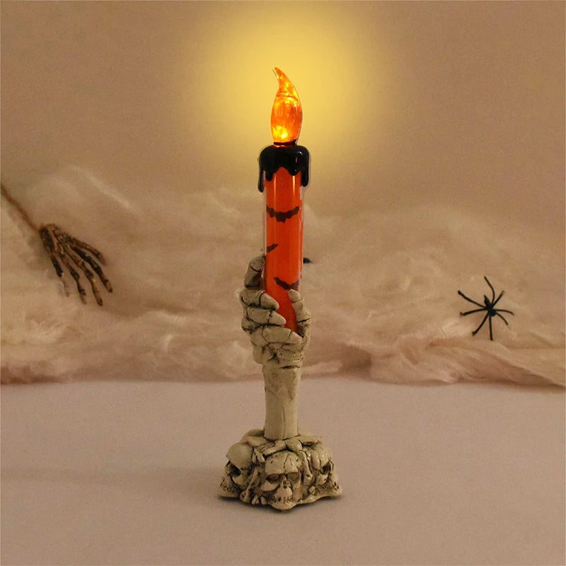 Halloween Led Candles Skeleton Ghost Hands