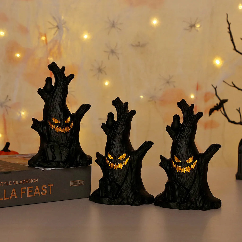 Halloween Decoration Ghost Tree Led Night