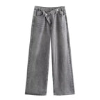 Straight Jeans Vintage Denim Pants