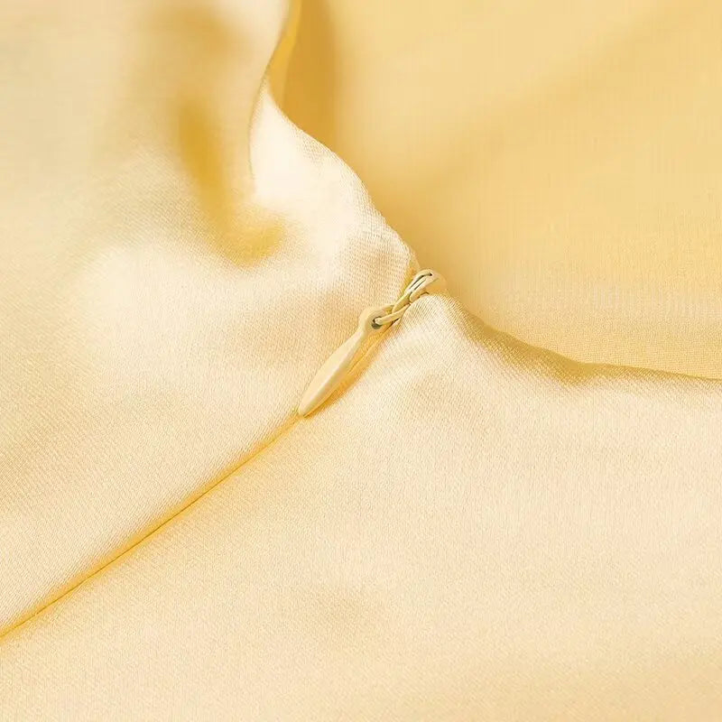 Satin Long Dress
