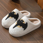 Halloween Slippers Embroidered Indoor