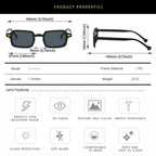Square Sunglasses Women Anti-glare Retro
