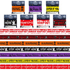1PC Halloween Props Window Prop Warning line Plastic Skull