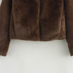 Embellished brown long sleeved jacket