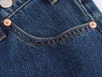 Straight Jeans Vintage Denim Pants