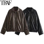 Women's Jackets Faux Bomber